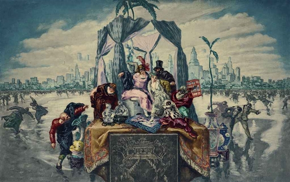 America, or El Invierno, Project for Las cuatro estaciones by José Mariá Sert y Badiá