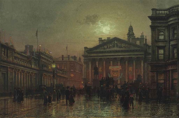 The Royal Exchange, London by Louis Hubbard Grimshaw, 1903