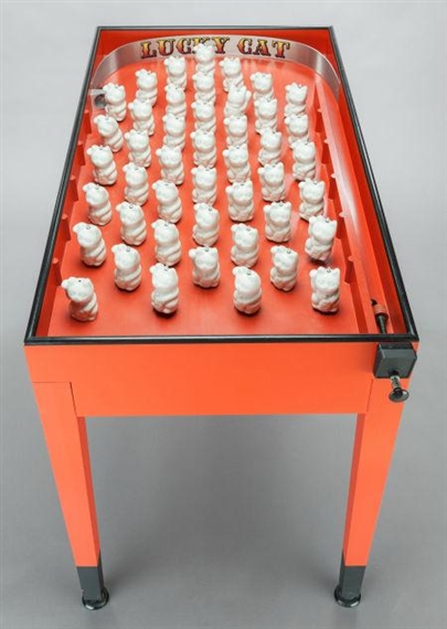 Lucky cat pinball machine - Narita Tadaaki