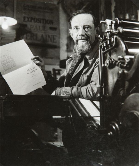 L'imprimerie clandestine Harambert by Robert Doisneau, 1944