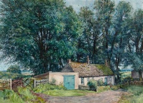 The Farmyard South Balluderon by James McIntosh Patrick‏