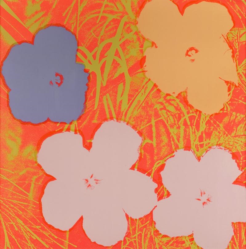 Andy Warhol Flowers (1970) MutualArt