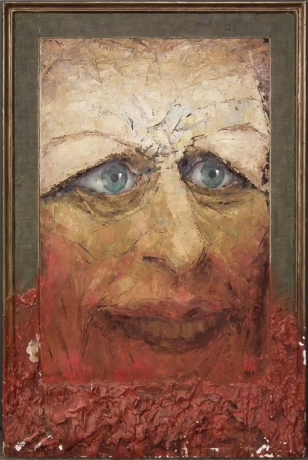 Artwork by Guy Nicholls, A Protest against Maggies War, Made of Oil painting