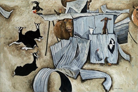 FARMYARD by William Robinson, 1982