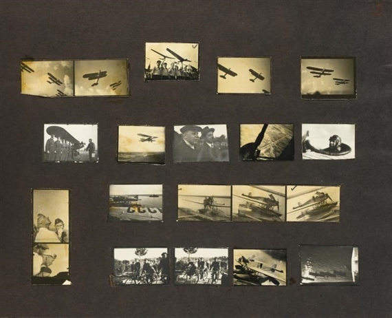 154 WORKS; CONTACT PRINTS ALBUM by Georgi Zelma, 1920S