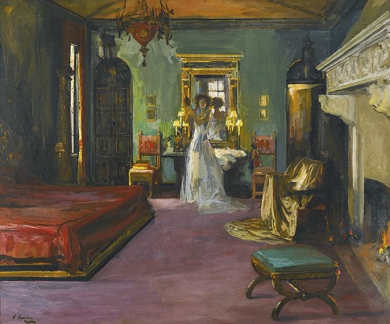 MRS ROSEN'S BEDROOM by John Lavery, 1926