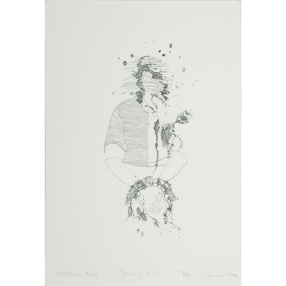 STRUNG OUT by Benny Andrews, 1972