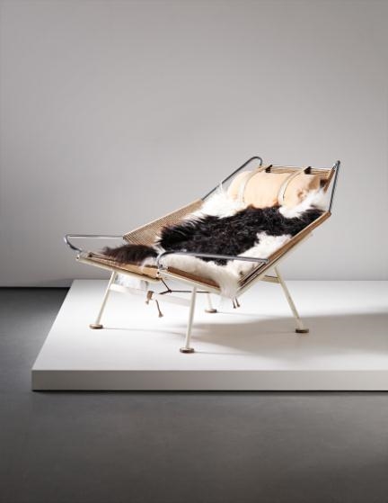 Early ,Flag Halyard, armchair by Hans J. Wegner, circa 1950