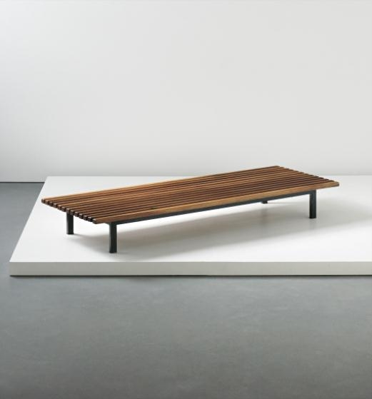 Charlotte Perriand, Bench with drawer, from Cité Cansado, Mauritania  (circa 1962)