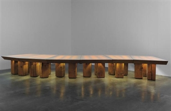 Unique monumental illuminated conference table - Frank Gehry