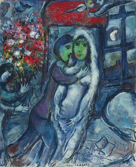 Marc Chagall、Les Paysans Russes Marc Chagall, (French/Russian