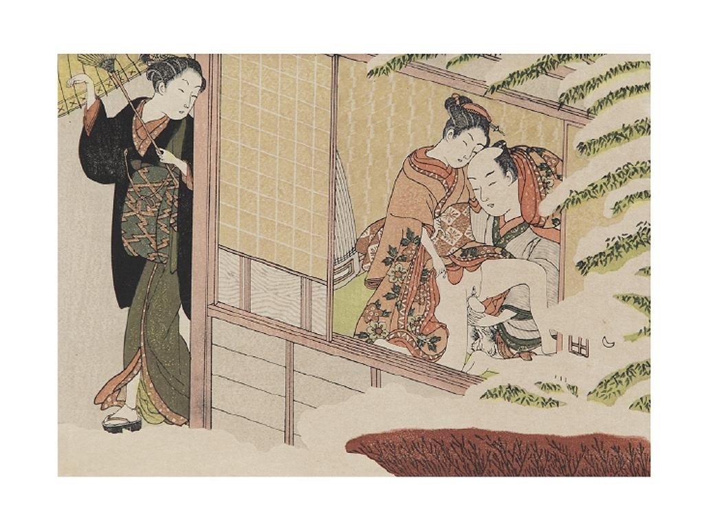Harunobu Suzuki Shunga Print Mutualart