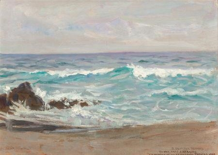 Opalescent Sea, Carmel, California by Stephen Thomas, 1943