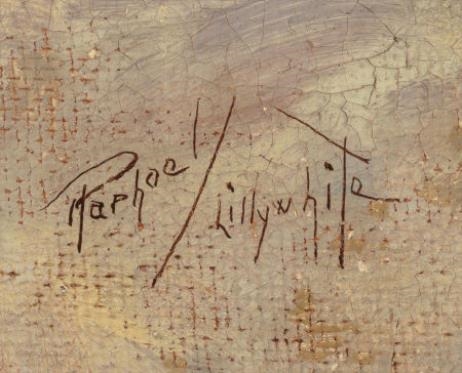 Artwork by Raphael Lillywhite, Roping Cattle, Made of Oil on board