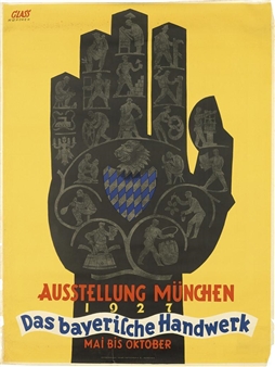AUSSTELLUNG MUNCHEN / DAS BAYERISCHE HANDWERK - Franz Paul Glass