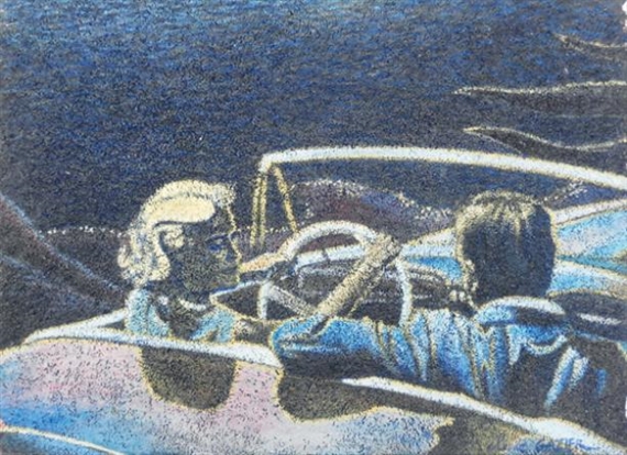 La Main Au Collet (Grace Kelly), by Claude Gazier