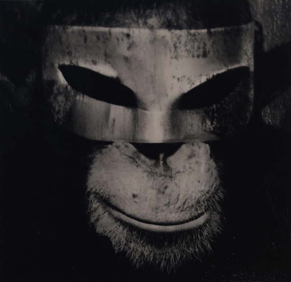 Monkey with Mask by Albert Watson, 1992