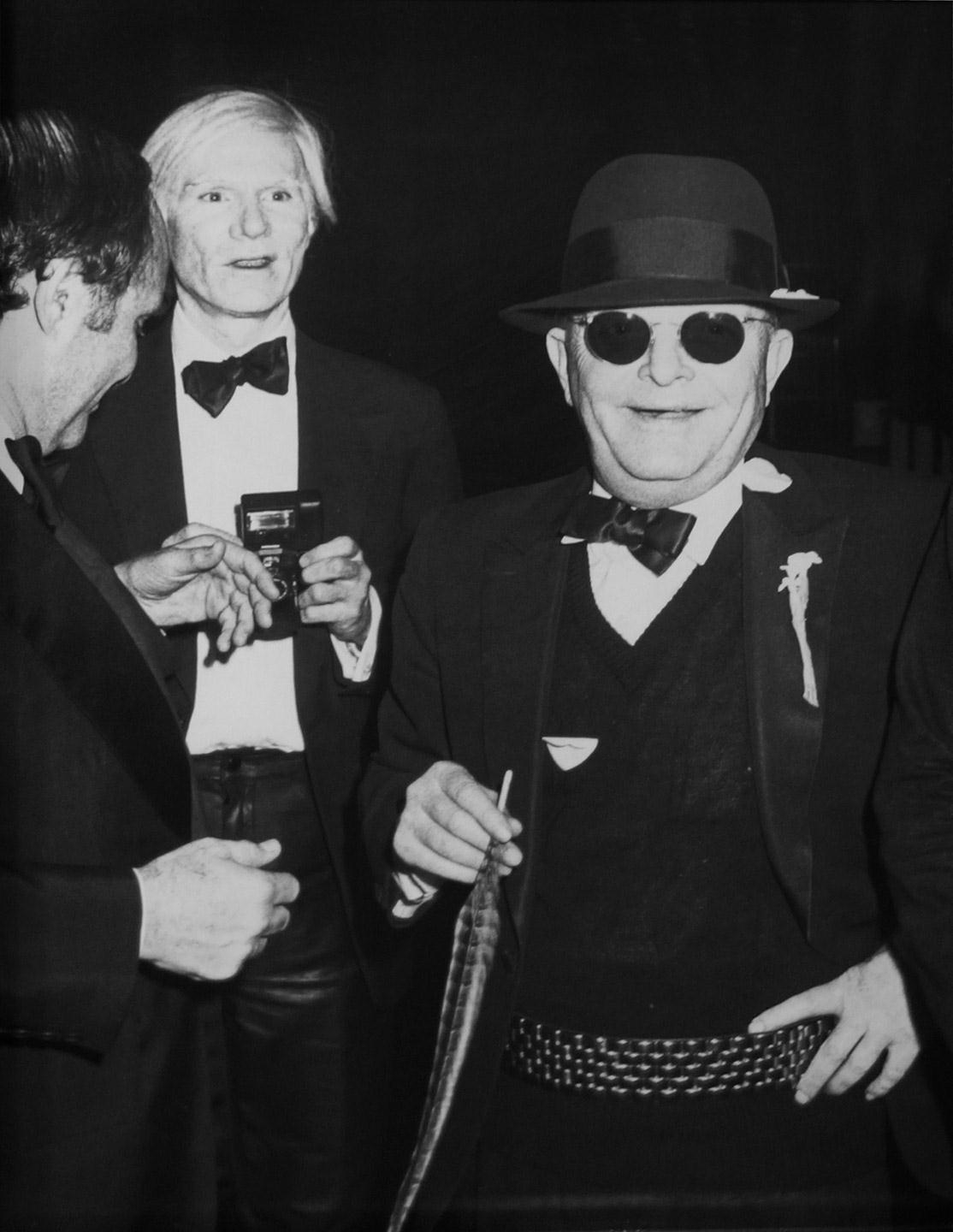 Ron Galella | Andy Warhol Truman Capote and Lester Persky attend Steve ...