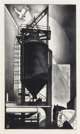 Tanks #1 by Louis Lozowick, 1929