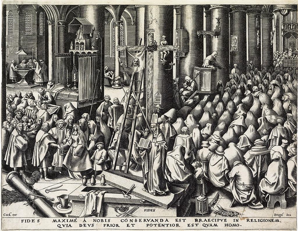 Artwork by Pieter Brueghel the Elder, Faith, Made of Engraving