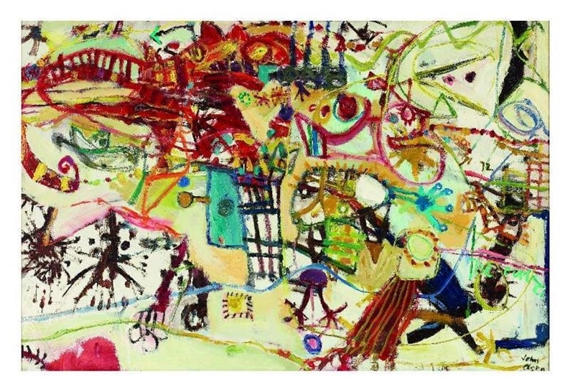Circus Day by John Olsen, 1961