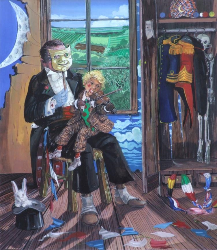 The Ventriloquist by Francis Wainwright, 1986