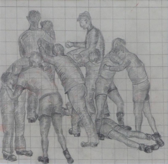 Group Of People Fighting Drawing