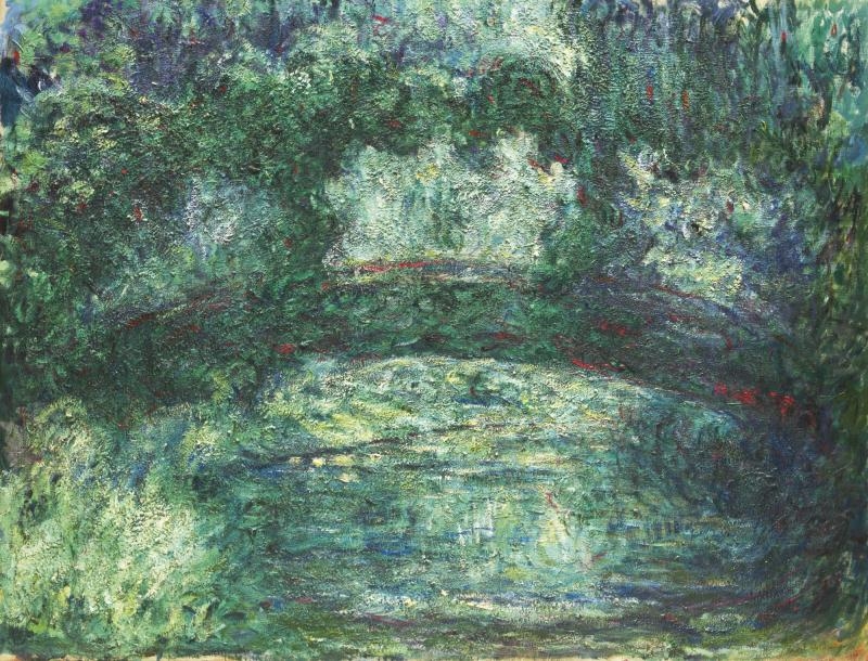 Artwork by Claude Monet, LE PONT JAPONAIS, Made of Oil on canvas