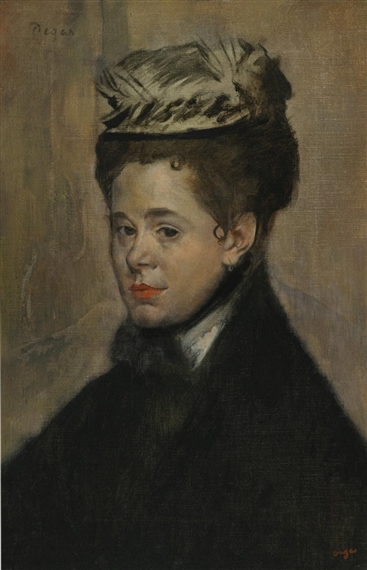 BUSTE DE FEMME by Edgar Degas, circa 1887-1890