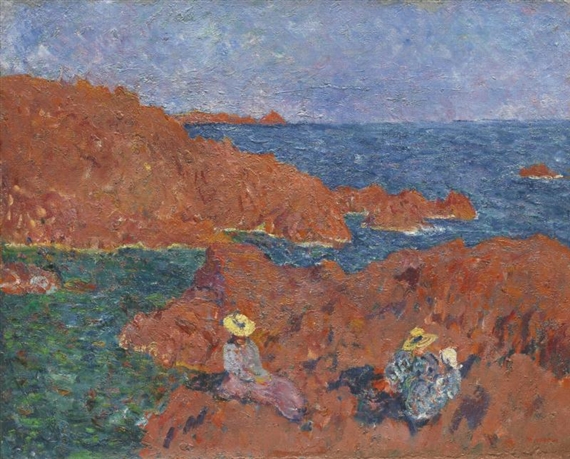 LES ROCHERS ROUGES (LE TRAYAS) by Louis Valtat, 1900