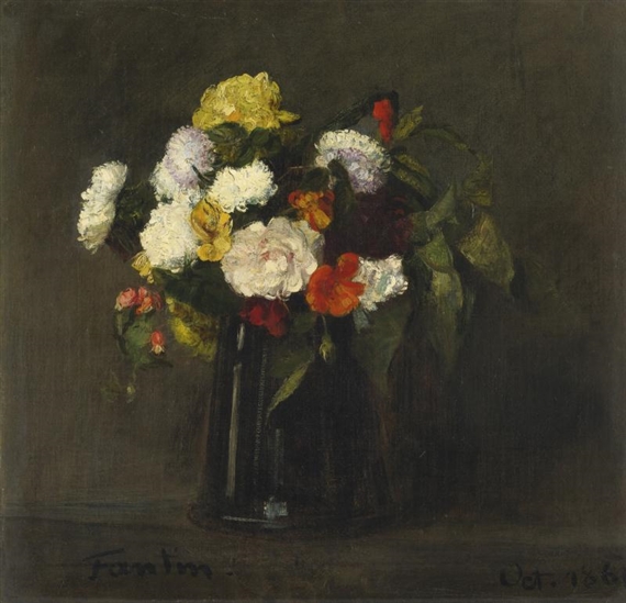 FLEURS by Henri Fantin-Latour, 1861
