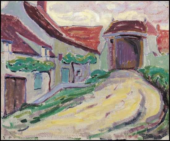 Village in Brittany by Emily Carr, 1911
