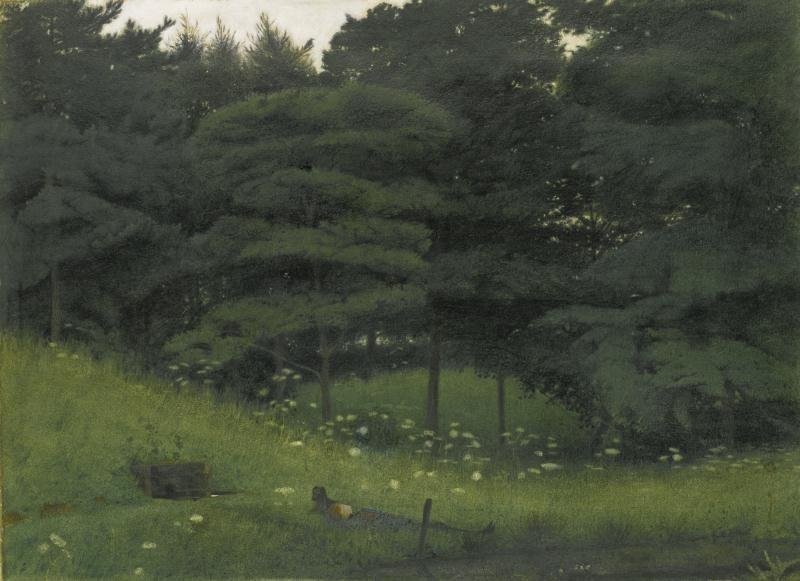 Artwork by Robert Bateman, THE THREE RAVENS, Made of watercolour with bodycolour and gum arabic