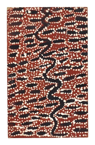 Water Dreaming by Old Walter Tjampitjinpa, 1971