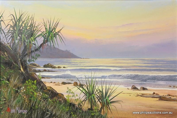 Sunset at Noosa by John Milenkovic