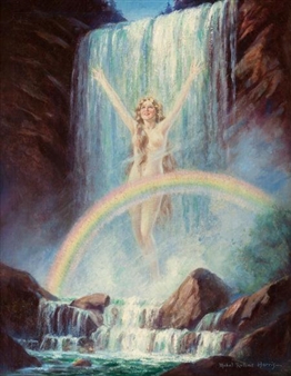 Rainbow Falls - Mabel Rollins Harris