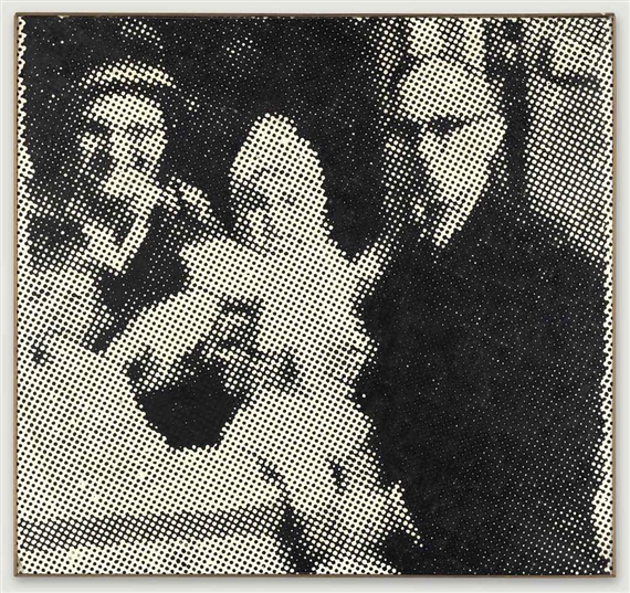 Familie II by Sigmar Polke, 1966
