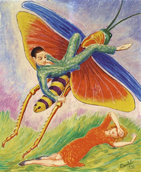 GRÄSHOPPAN (THE GRASSHOPPER) by Nils Dardel, 1931