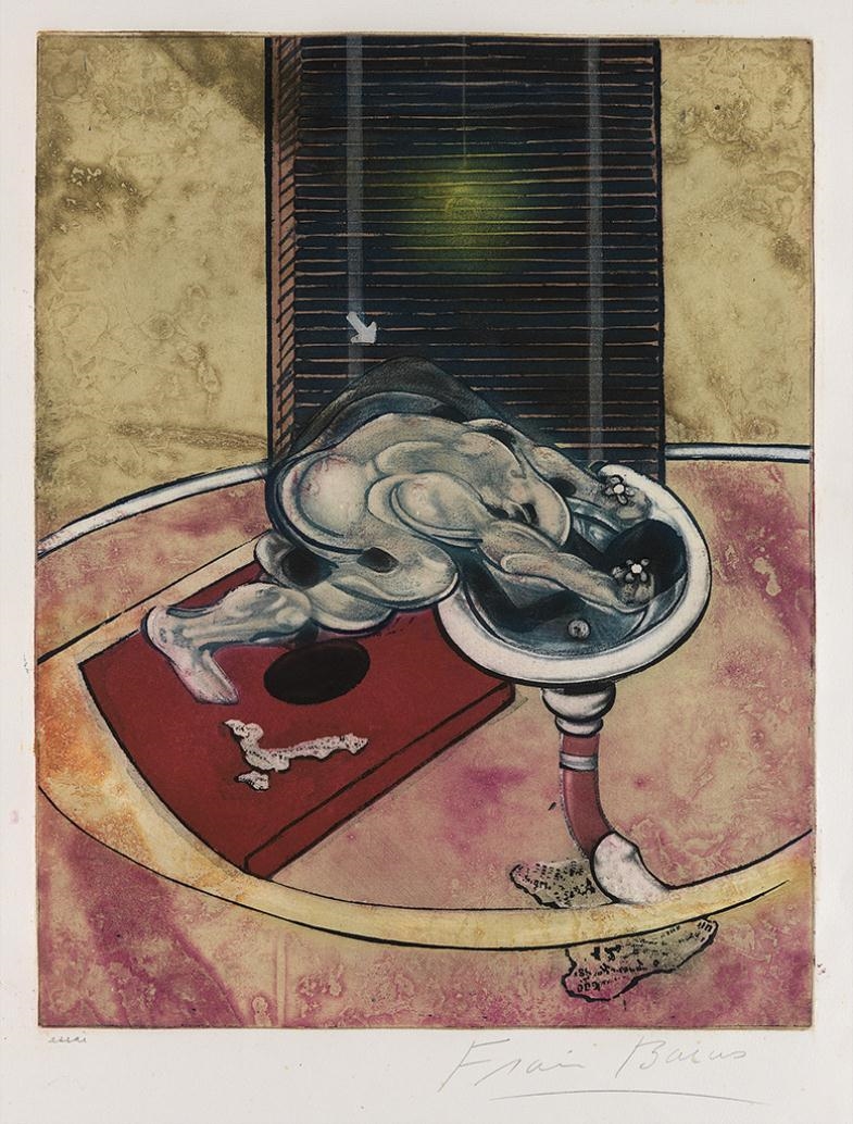 Man at a Washbasin by Francis Bacon, 1977-1978