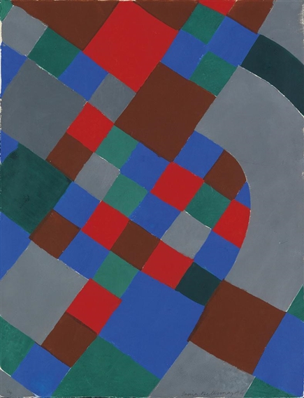Poésie de Mots Poésie de Couleurs by Sonia Delaunay, 1961