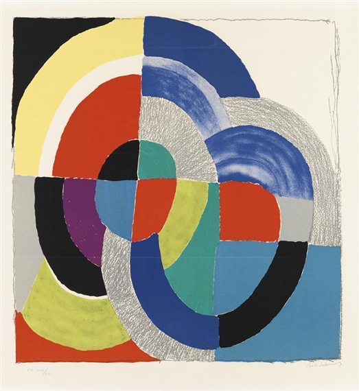 Les Pâques Russes II by Sonia Delaunay, 1970