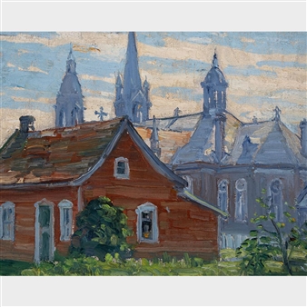 CHURCH AT BAIE ST. PAUL - Frederick W. Hutchison