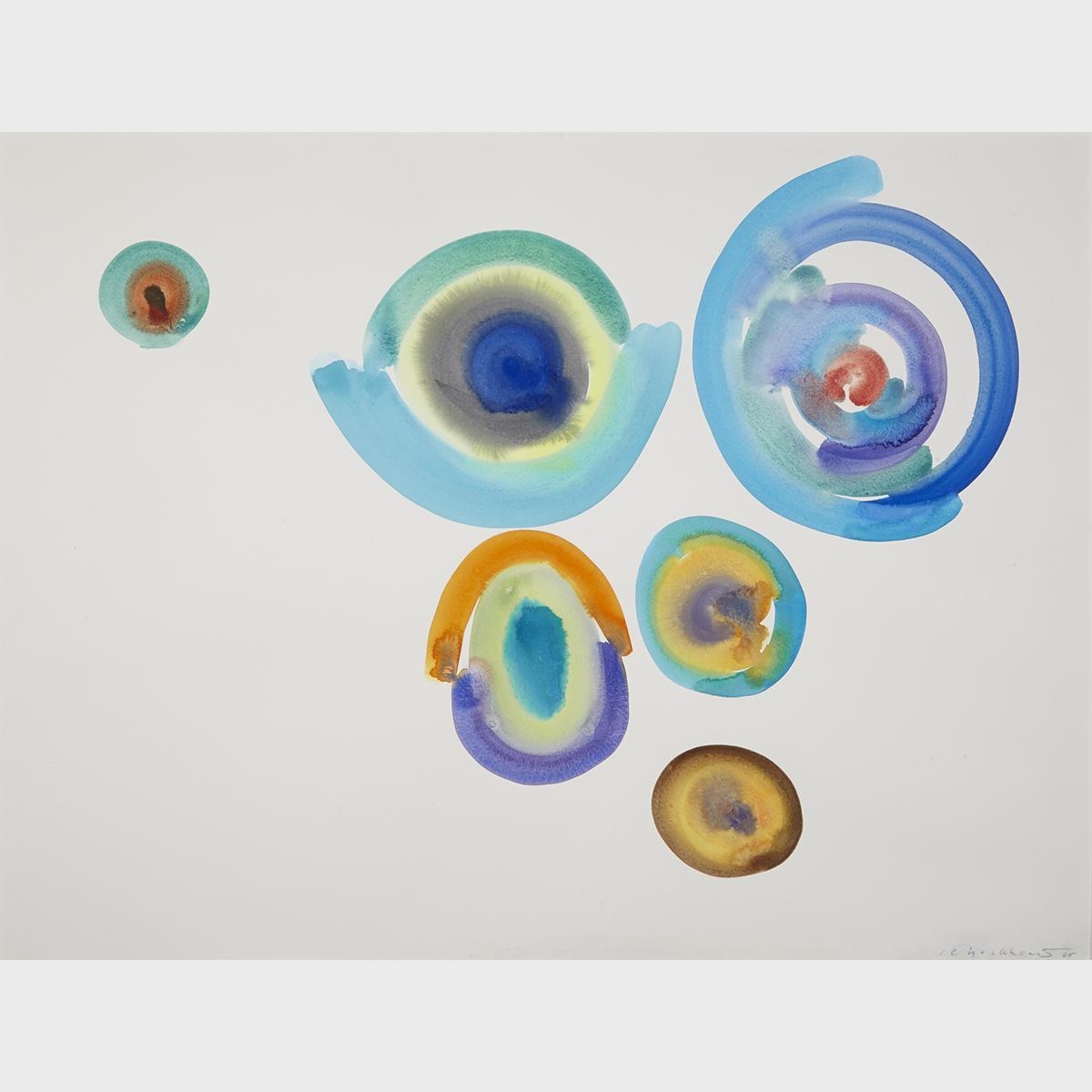 Artwork by Kenneth Lochhead, SCATTER COLOUR, Made of Watercolour