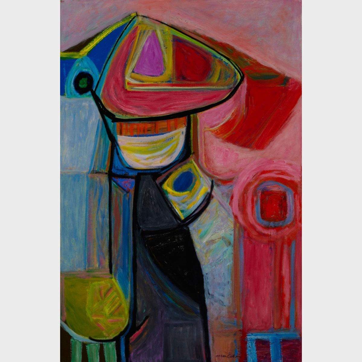 Artwork by Oscar Cahén, OBJECT, Made of Oil on masonite