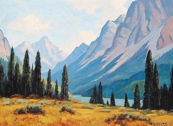 Vermillion [Sic] River Valley by Roland Gissing, 1965