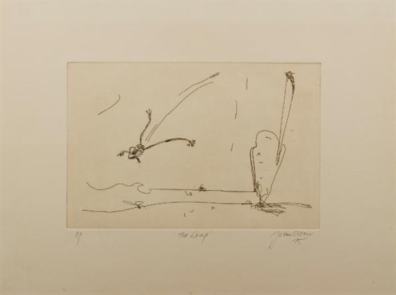 The Leap by John Olsen, 1975