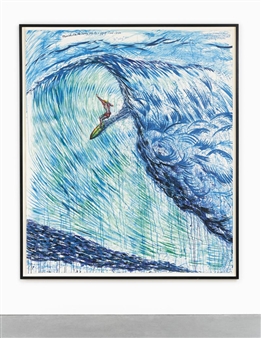 NO TITLE (MIMICKED IN ITS...) - Raymond Pettibon