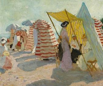 Morning on the Beach - E. Phillips Fox