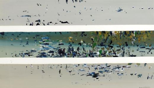 Botanic Gardens Lake III by Fred Williams, 1970