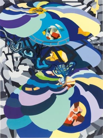 Helicopter XVIII (Reality Check) by Franz Ackermann, 2001